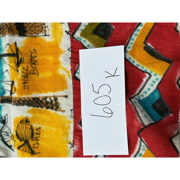 Jams World Bon Voyage Hattie Tropical Print Skirt XL Colorful Elastic Waist - Picture 9 of 10